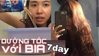 Thử Dưỡng Tóc với BIA trong 7 ngày và kết quả l I washed my hair with beer in 7 day