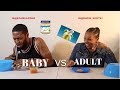 BABY FOOD VS ADULT FOOD CHALLENGE!!!