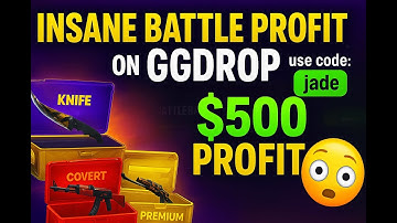 INSANE Battle Profit on GGDrop! use code:jade