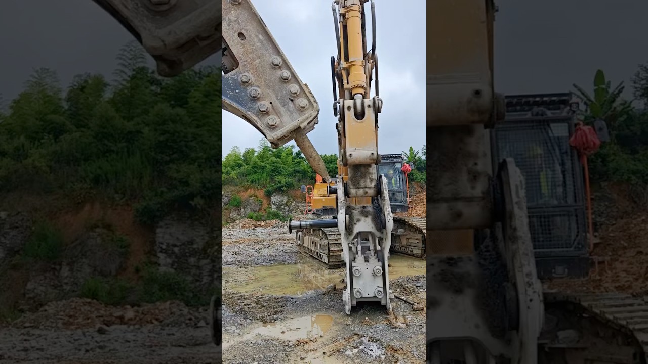 Hydraulic Breaker Lock‑Pin Removal!