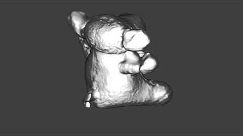 Animation of Rendered Mesh - DIY 3D Laser Scanner