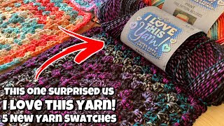 This Yarn Surprised Us I Love This Yarn - 5 New Yarn Swatches
