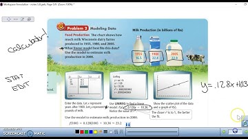 5.8 - Polynomail Models in the Real World