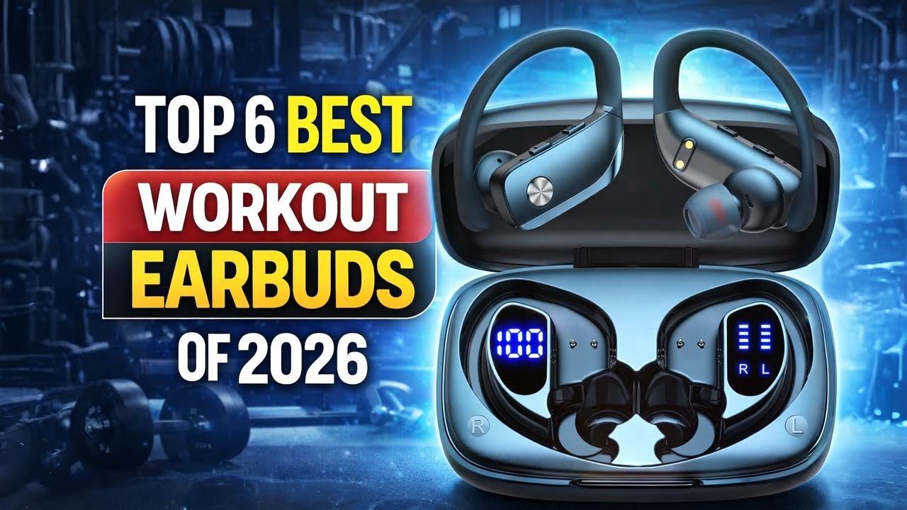 Top 6 Best Workout Earbuds Of 2026 | Best True Wireless Earbuds in 2026 | Secure Fit & Bass