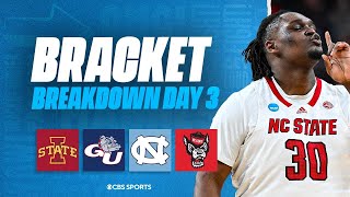 NCAA Tournament Bracket Day 3 BREAKDOWN: NC State dances to Sweet 16, UNC ROLLS over Michigan State