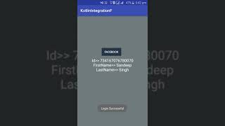 Facebook Integration in Kotlin