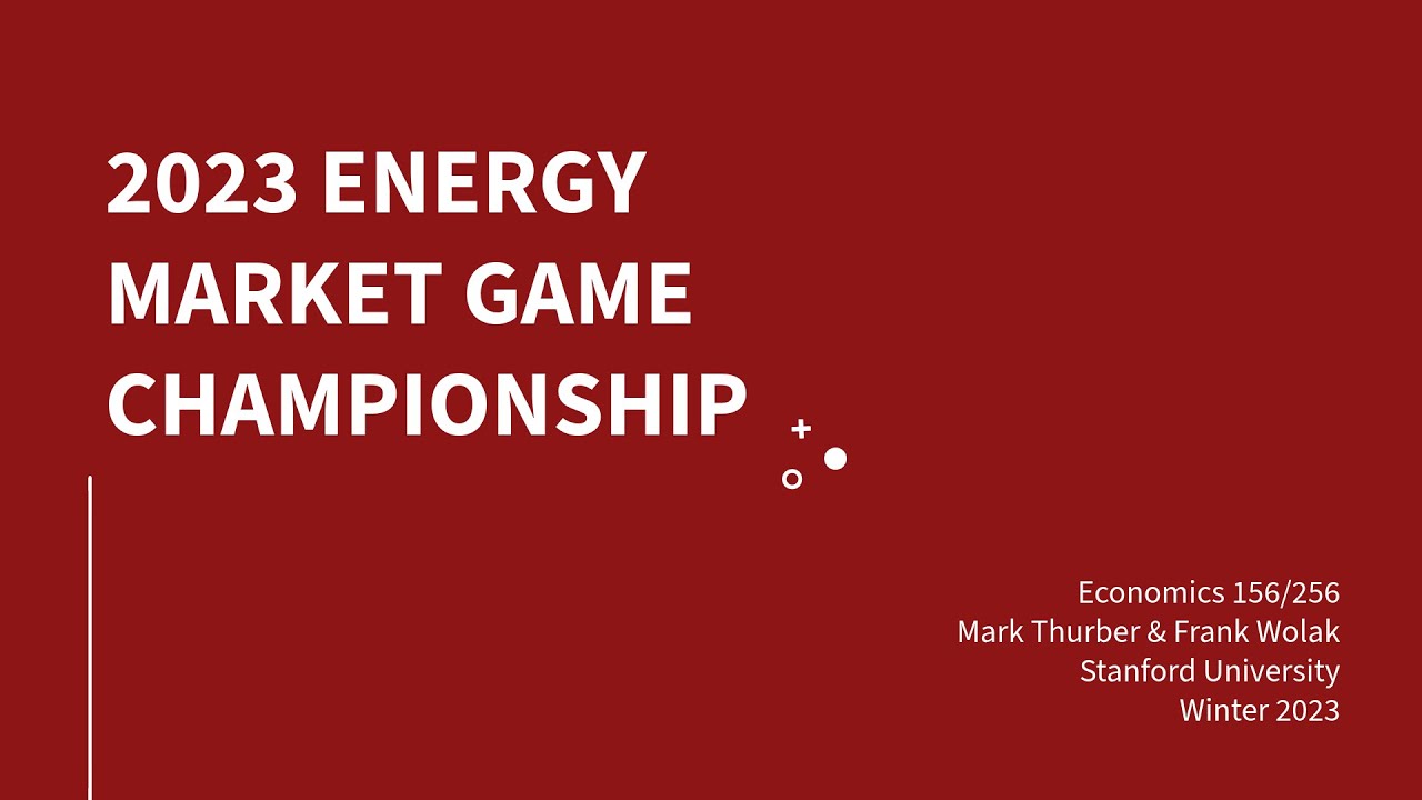 2023 Energy Market Game Championship