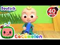 Das Ballon Autorennen | Kinderlieder und Cartoons | CoComelon | Moonbug Kids Deutsch