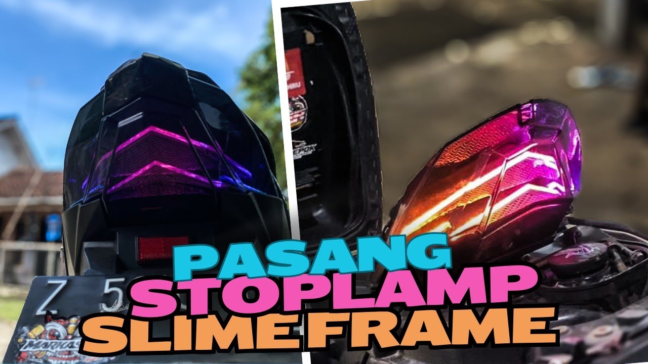 PASANG STOPLAMP SLIME FRAME DI BEAT CHMLN