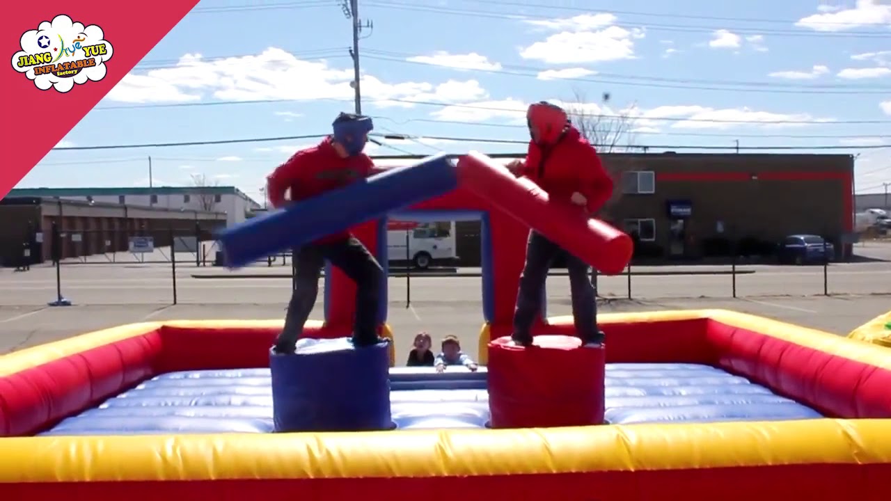 inflatable gladiator game