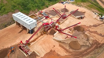 Tour of our 200tph recycled aggregate washing plant for Crown Waste Management