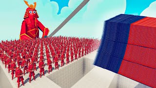 150x SAMURAI + 1x GIANT vs 3x EVERY GOD - Totally Accurate Battle Simulator TABS