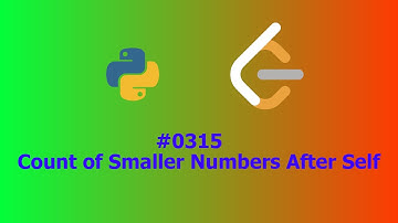 No Sound Leetcode 315: Count of Smaller Numbers After Self