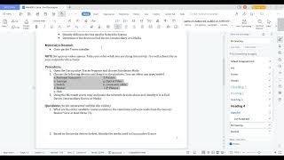 Laboratory Exercise 01
