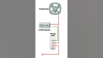 #How💥Exhaust Fan Connection With Two Way Switch