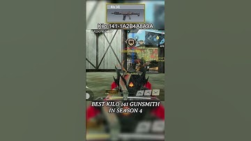 Best Kilo 141 Gunsmith in Season 4 in CODM #shorts #kilo141gunsmith