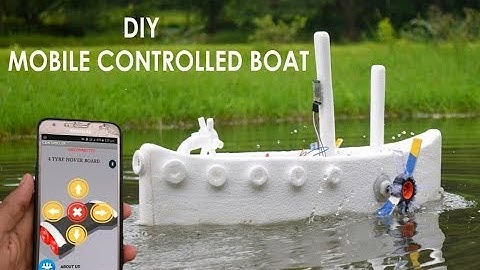 DIY Mobile Control Boat Using Arduino #arduino #project #finalyearprojects #robotics