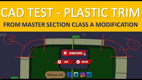 CAD-TEST Kunststof bekleding van hoofdsectie Klasse A-modificatie | Advance CATIA V5 | CAD-testtip