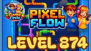 Pixel flow©  - Level 874 - solution - walkthrough