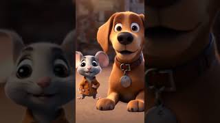 Entre Colmillos y Huellas Un Cuento de Amistad que Ilumina Corazones #shorts  #cuentosmagicos