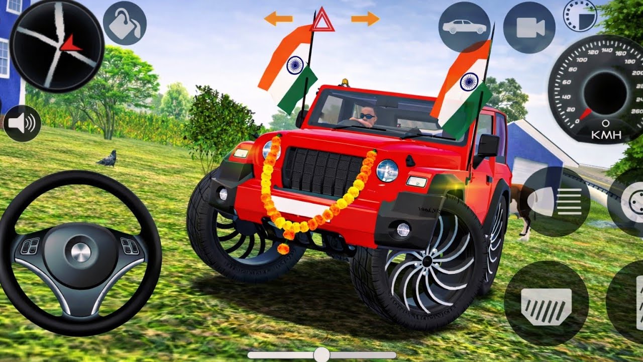 Modified Mahindra 😈Thar Car Games: Indian Cars   (Gadi Wala Game) - Car Game Android Gameplay⚡ 2025