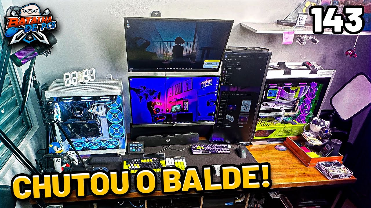 NINGUÉM PERDEU NESSE EPISÓDIO, SÓ TEM PC DA NASA! Batalha de PCs 
