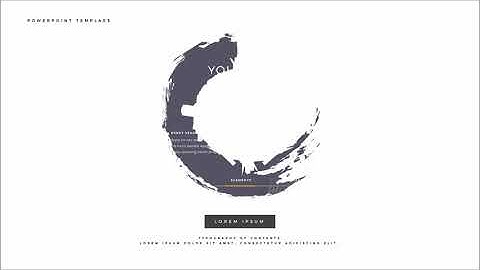 Brush Stroke Animation for PowerPoint Templates 1