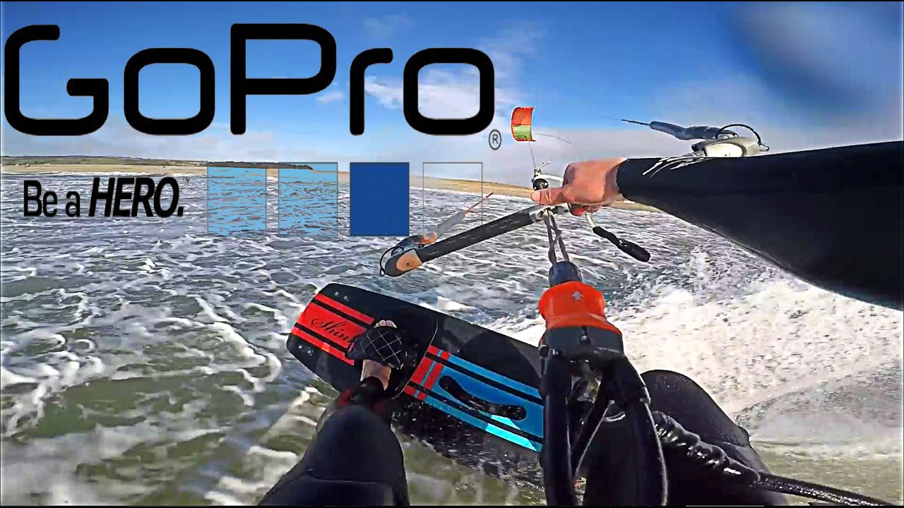 GoPro video Chest Mount Kitesurfing in Cornwall YouTube