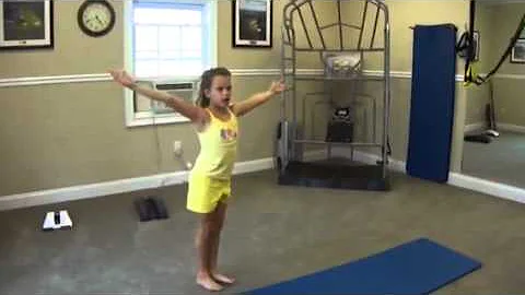 Lacey, the giggling gymnast