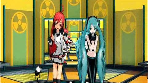 MMD - Matryoshka Miki and Miku