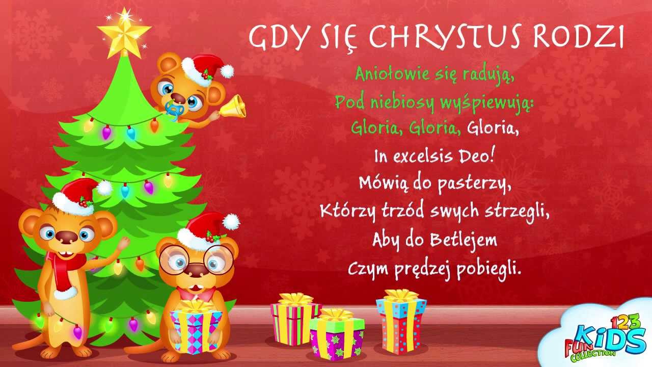 Gdy się Chrystus Rodzi - Polskie Kolędy + tekst (karaoke) - YouTube