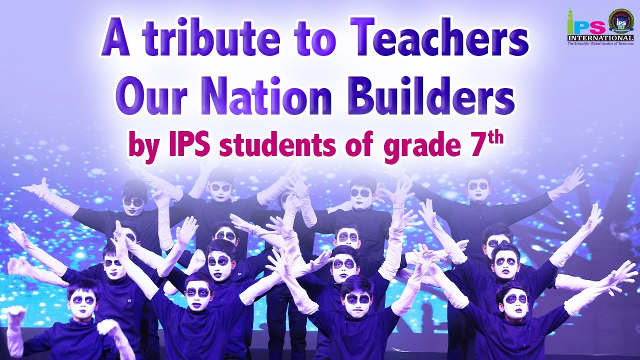 A Heartfelt Tribute to Teachers, Our Nation Builders Mime Act by Grade VI & VII boys IPS Sayeedabad