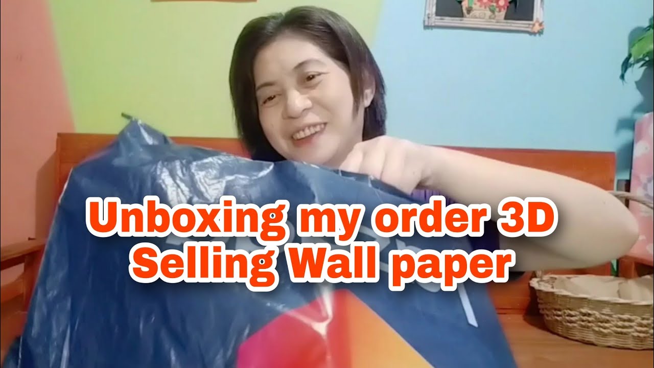 Unboxing 3D selling Wall paper/ Bren Vlog - YouTube