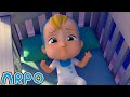 Baby Can&#39;t Get To Sleep! | ARPO The Robot | Funny Kids Cartoons | Kids TV Full Episodes