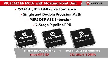 PIC32MZ EF MCU with Floating Point Unit
