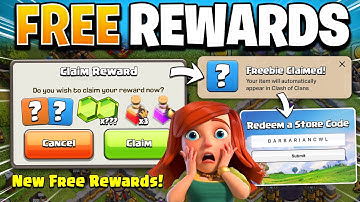FREE Gems & Rewards Redeem Code by Supercell for Everyone to Claim in Clash of Clans!