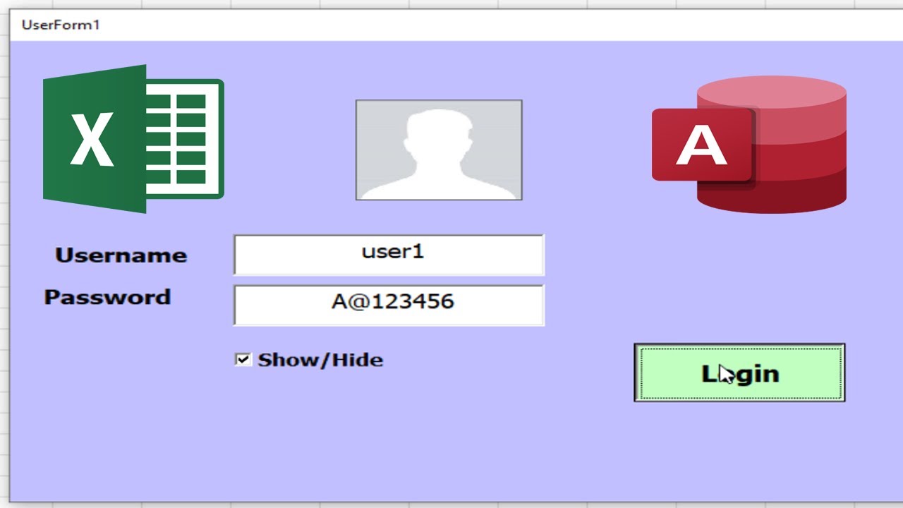 The Easiest Way to Create a Login Form in Excel Linked to Microsoft ...