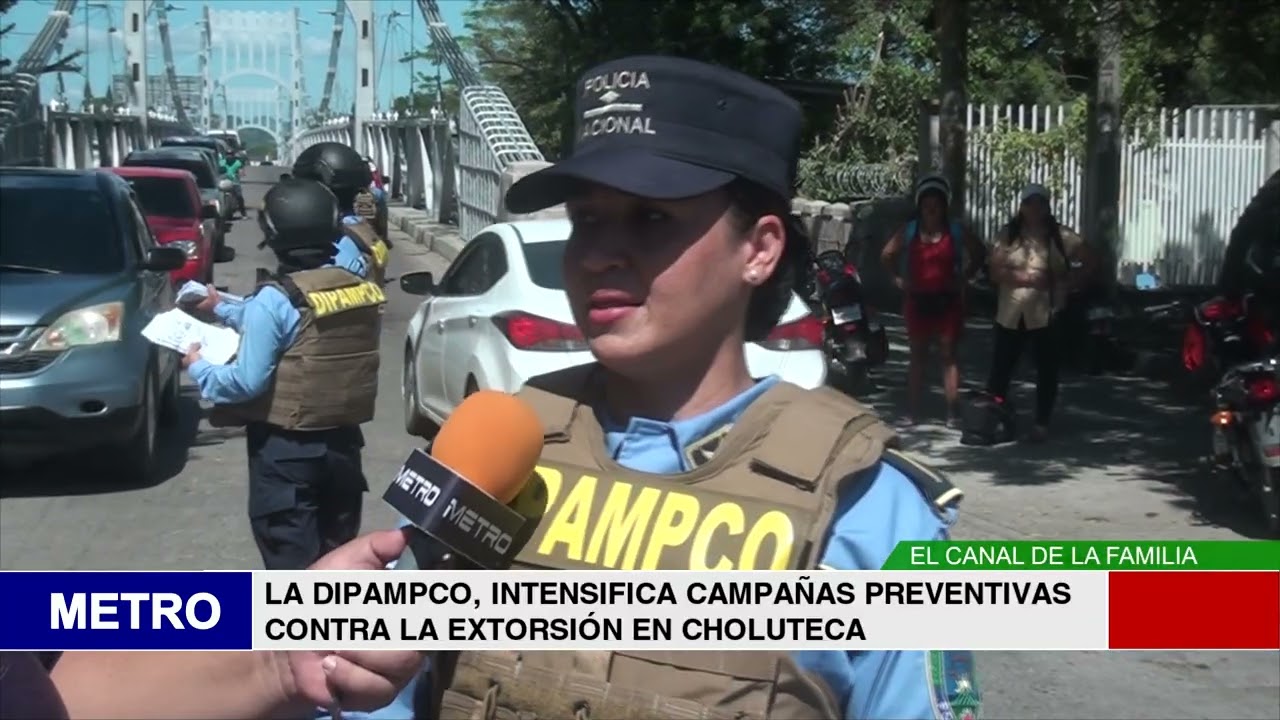 LA DIPAMPCO, INTENSIFICA CAMPAÑAS PREVENTIVAS CONTRA LA EXTORSIÓN EN CHOLUTECA