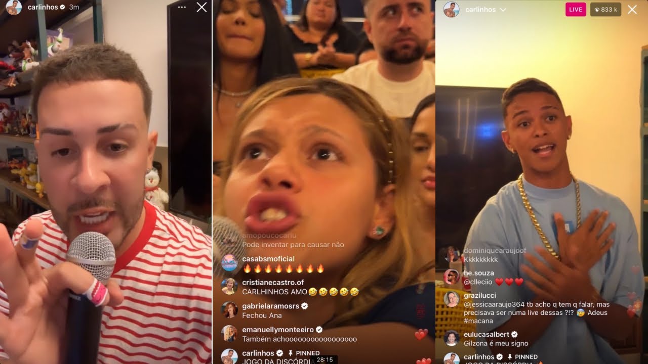 🔥 CARLINHOS MAIA | CASA DA BARRA - LIVE JOGO DA DISCÓRDIA 🔥