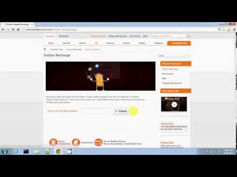 TATA DOCOMO ONLINE RECHARGE