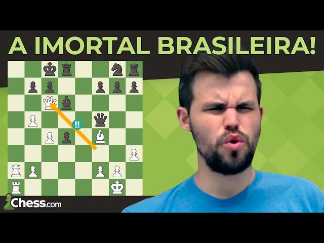 O brasileiro que derrotou o campeão mundial de xadrez, Luis Paulo Supi x  Magnus Carlsen. Créditos da análise Xadrez Brasil:   By Xadrez Capão Bonito SP