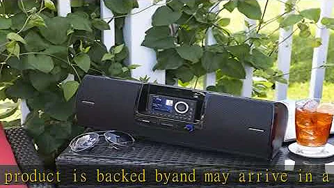 SiriusXM SXSD2 Portable Speaker Dock Audio System for Dock and Play Radios (Black) (Renewed)