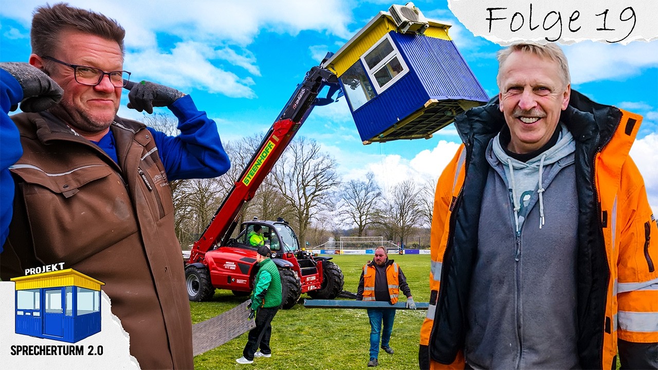 Heute ist der Tag! Mehrere Tonnen auf dem Hauptplatz – geht das gut? 😳⚽