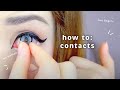 The Easiest Way to Put in Contact Lenses (My Weird Method)