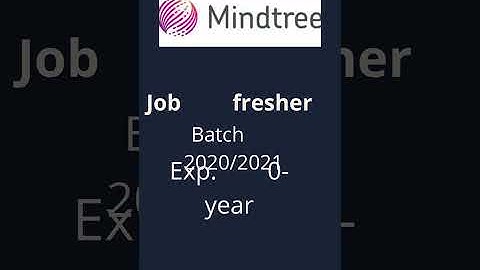 Mindtree recruitment 2021   #shorts  #job #webtechcareer