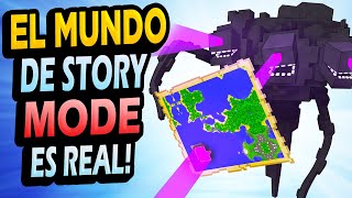 Encontraron el MUNDO de STORY MODE en MINECRAFT!