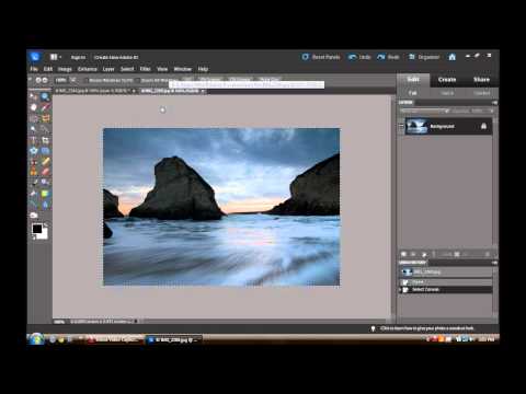 Creating an Animated Gif file in Photoshop Elements