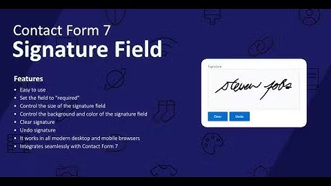Signature Field for Contact Form 7 By unlayerwp