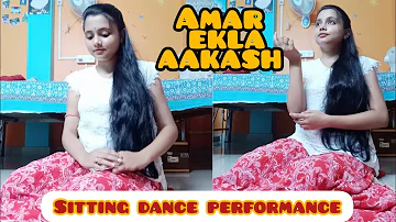 Amar Ekla Akash Thomke Geche//Sitting Dance Choreography//Shreya Ghoshal//Ft. Pratiksha Shill