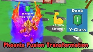 Unlocked Y-Class & Phoenix Fusion Transformation! - Super Power Fighting Simulator Roblox